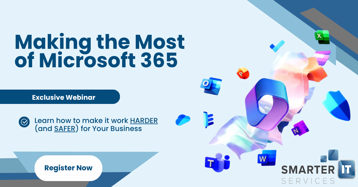 Webinar-FeatureImage Making the most of MS 365 Webinar